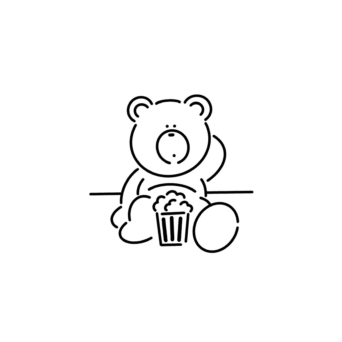 ちょっとだらしないクマ