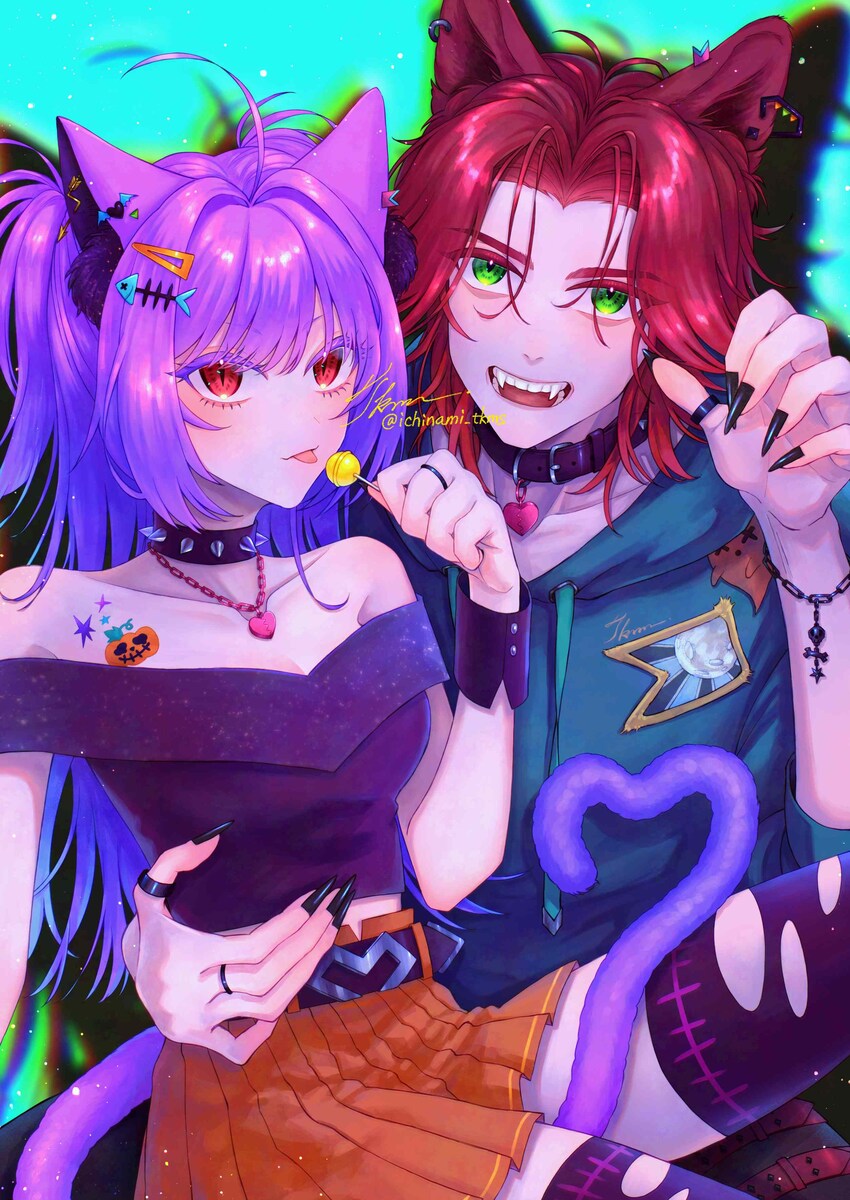 キャラクターイラスト一枚絵サンプル⑤