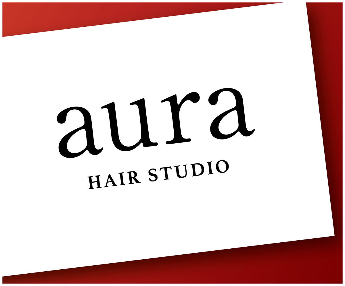 Hair Studio aura ロゴ