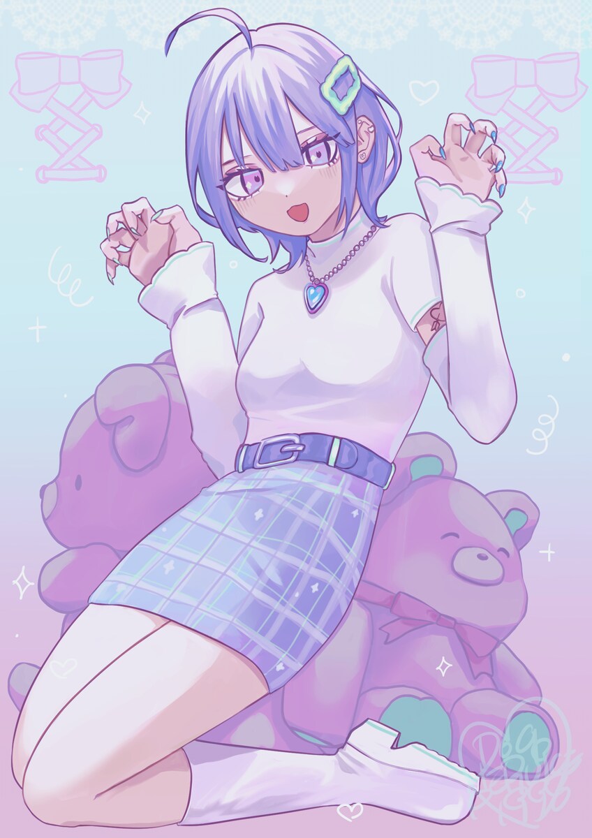 展示に向けて作成した個人イラスト