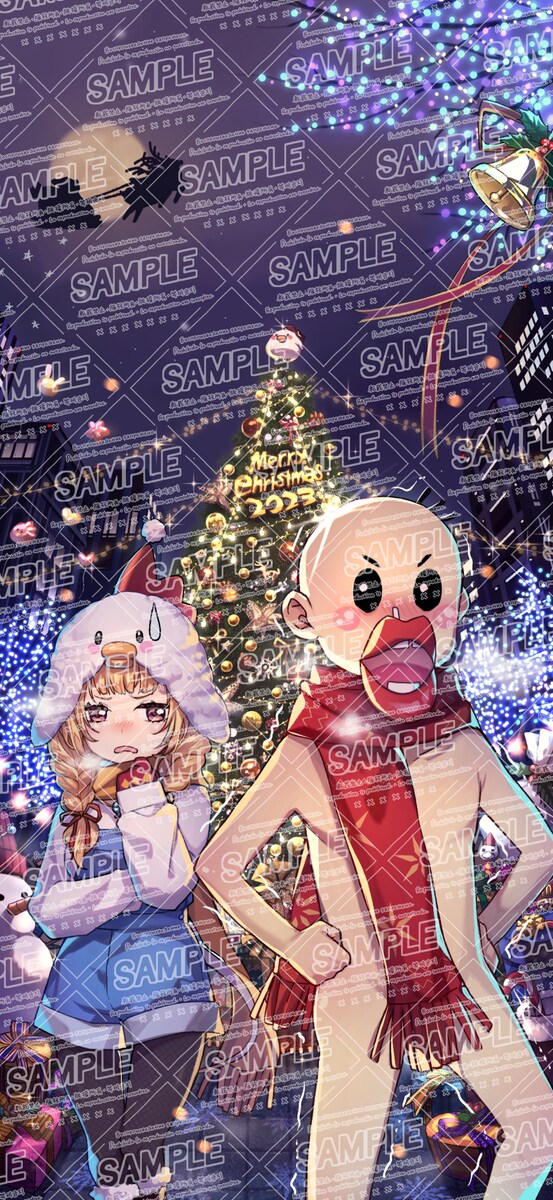 Vtuber様の壁紙用イラストを描かせていただきました！