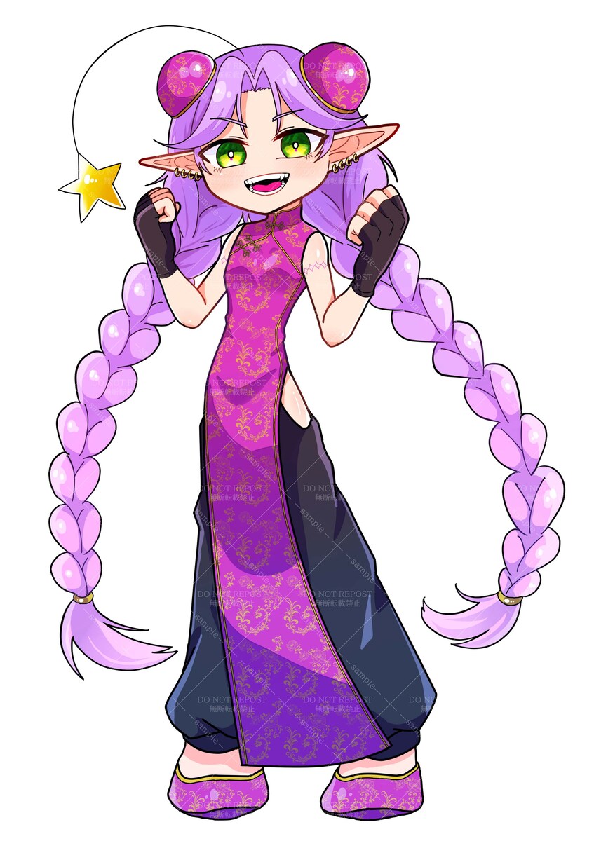 3.5等身イラスト立ち絵(サンプル)