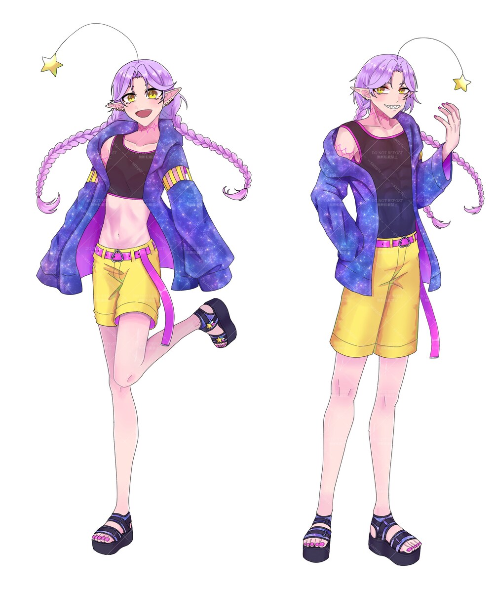 イラスト立ち絵(サンプル)