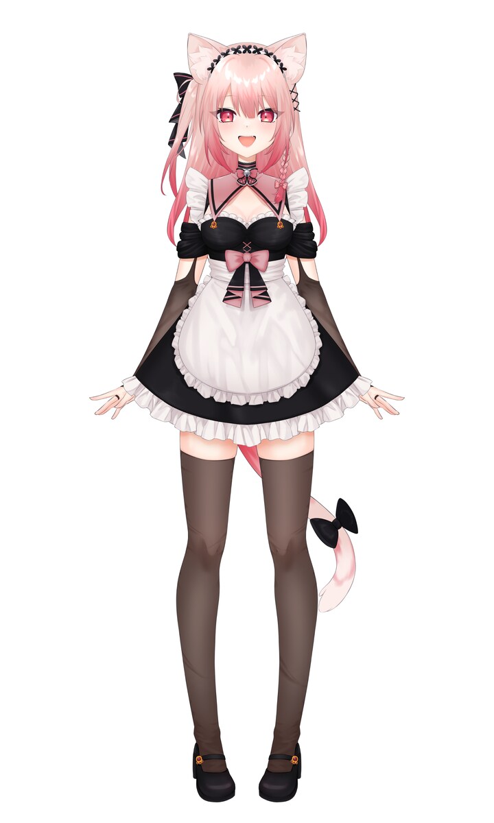 VTuber用パーツ分けイラスト