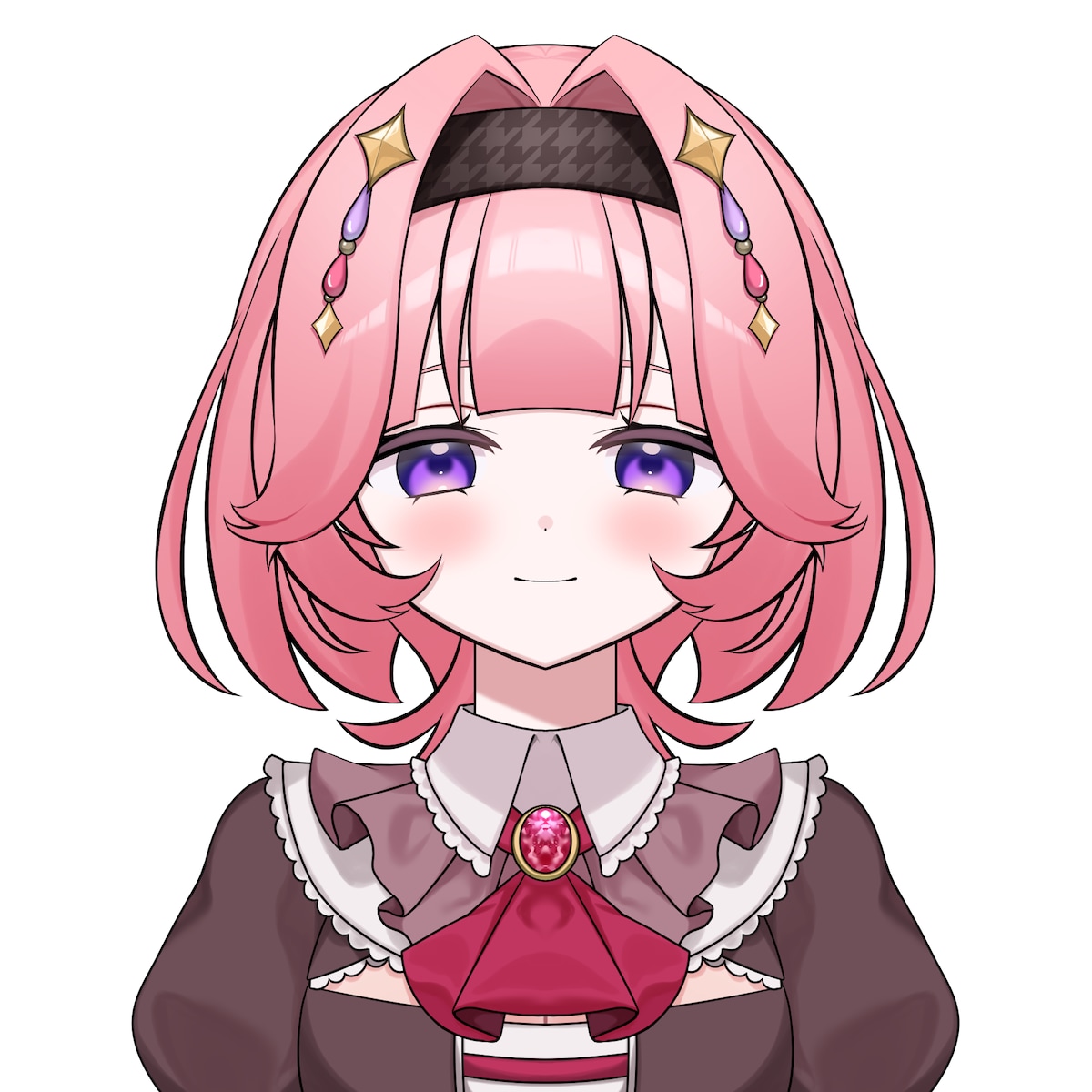 Vtuberモデルパーツ分けイラスト