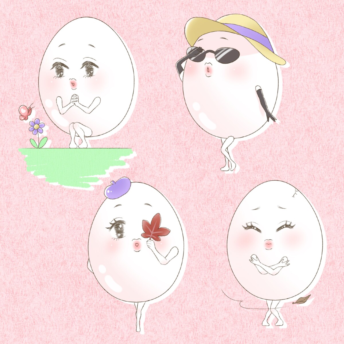 炭酸パックを扱うサロンのイメージキャラクター