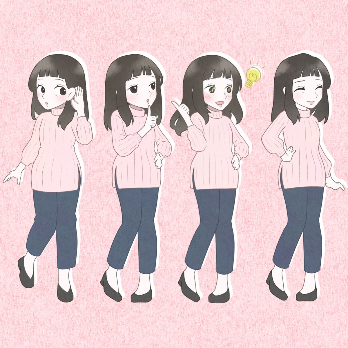 YouTubeに使用するキャラクター
