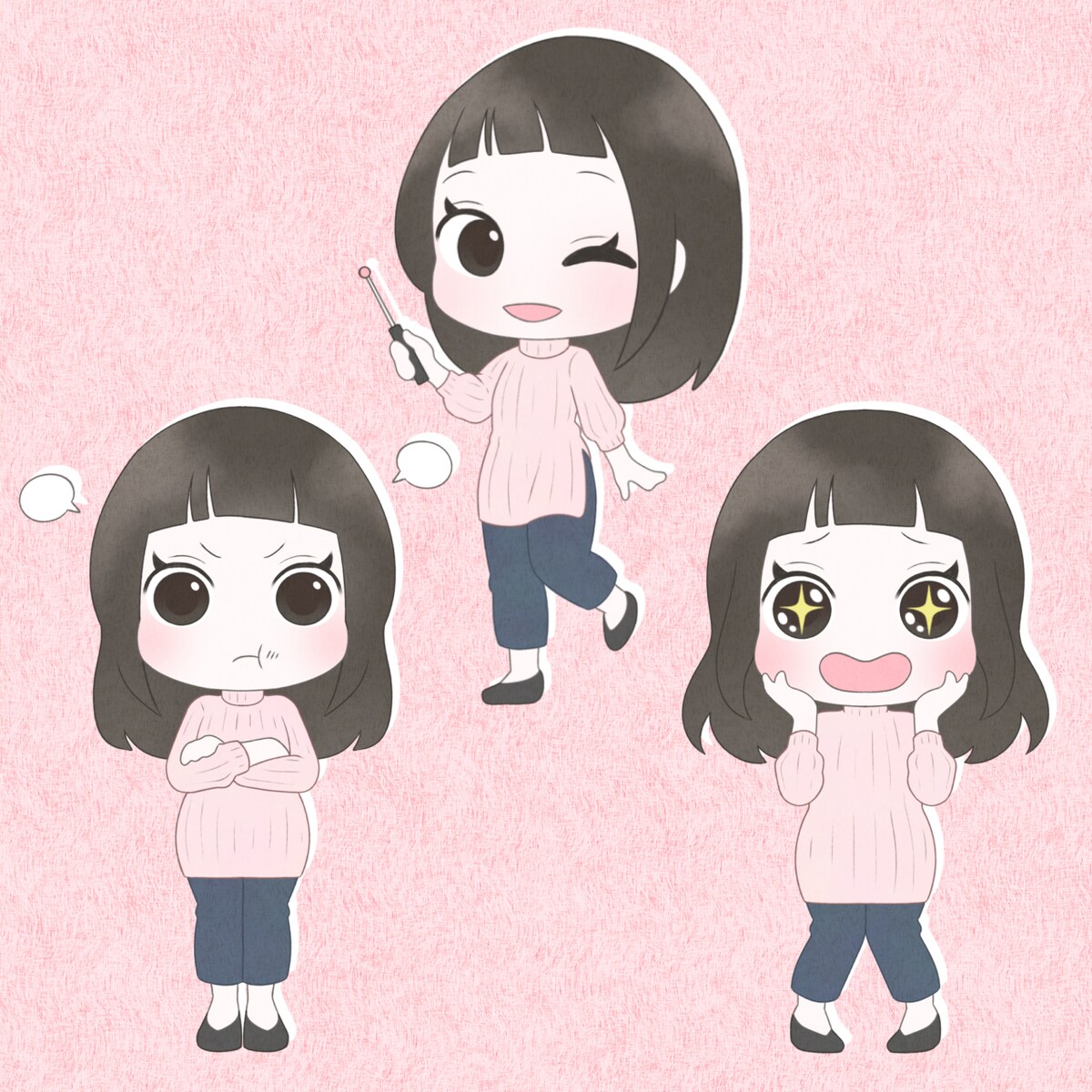 YouTubeに使用するキャラクター
