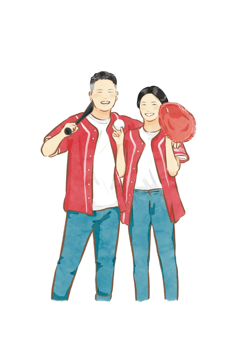 カップルイラスト