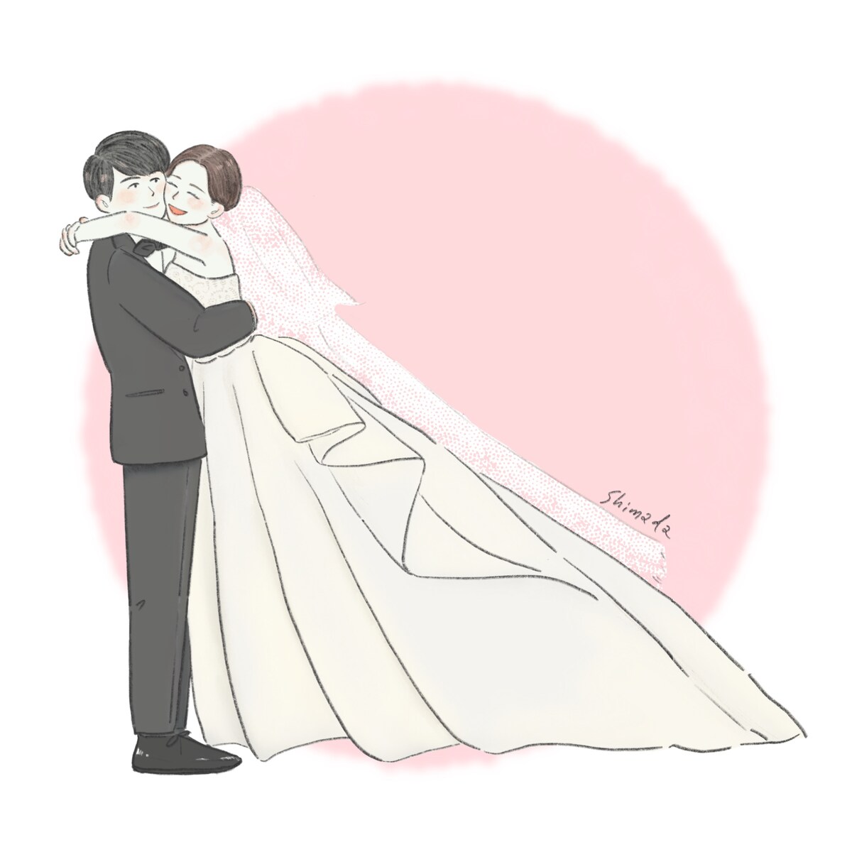 ナチュラルな似顔絵を描きます
