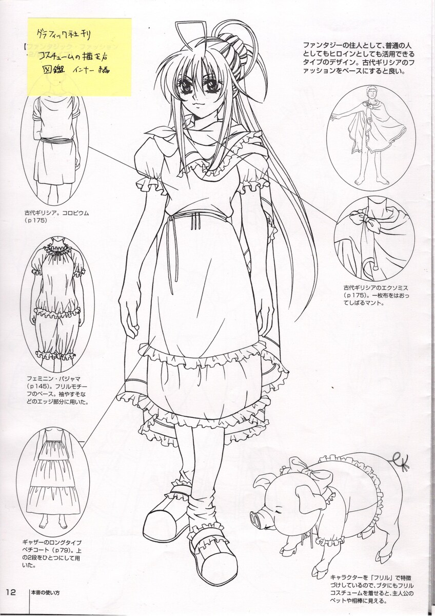 コスチュームの描き方