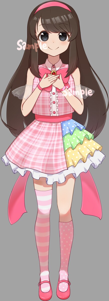 立ち絵配布サイト用のイラスト作成