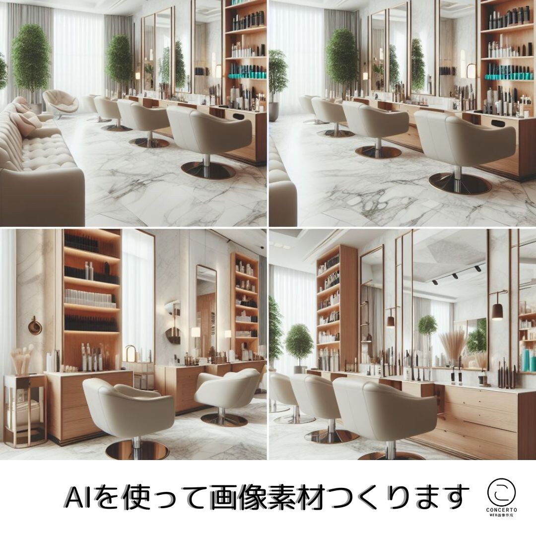 AIを使ってWEB用画像（写真、イラスト）を作成します