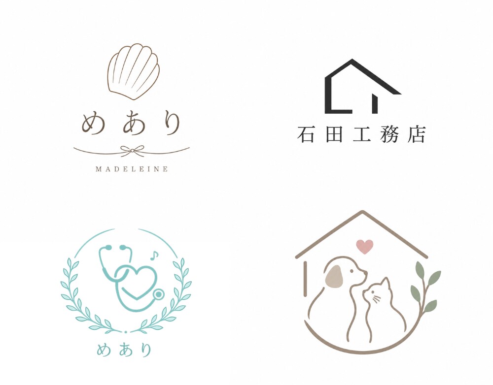 シンプルで印象に残るロゴデザインを制作しています。