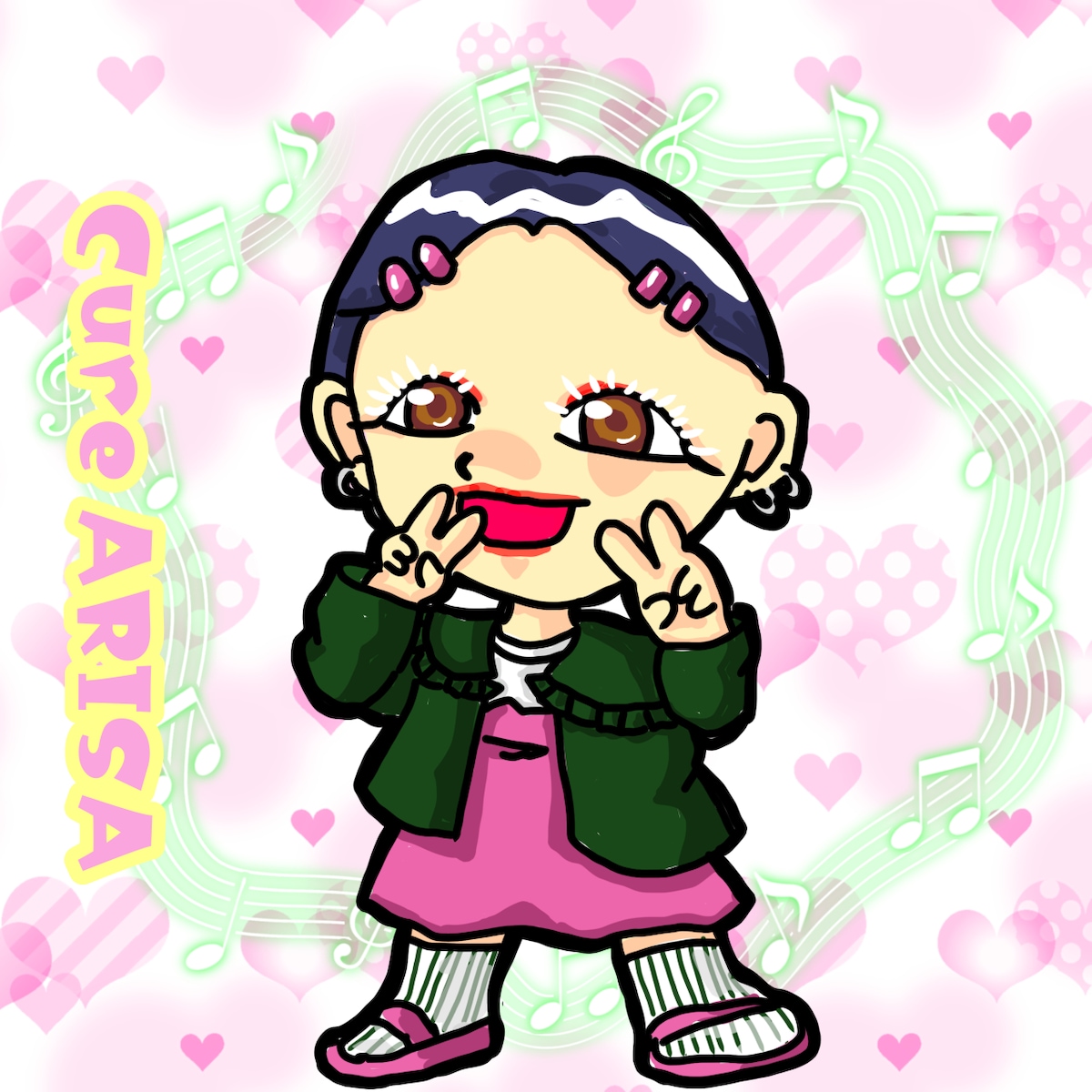 プリキュアウエハースシール風ARISA