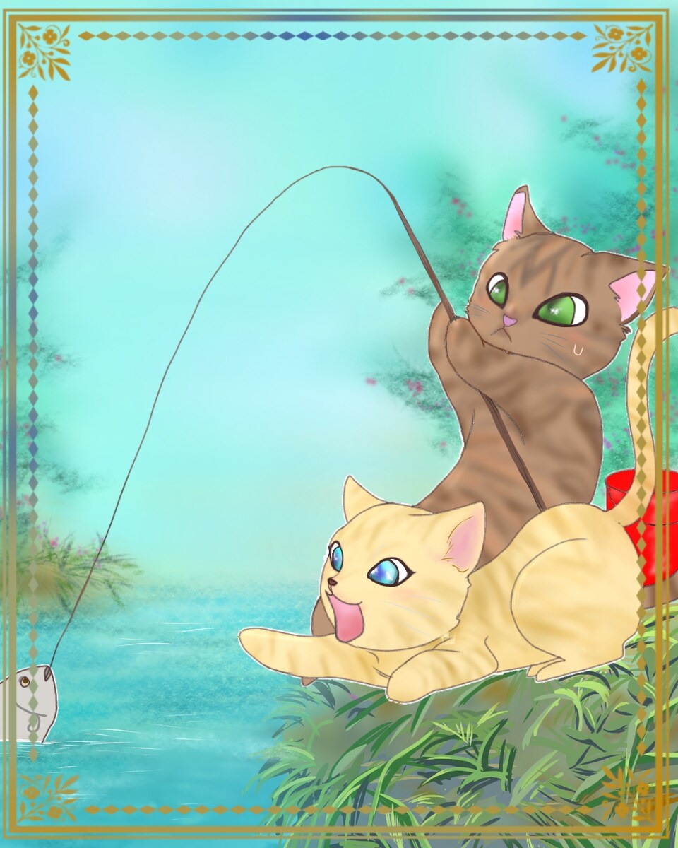pixiv「猫まみれ2024」応募作品