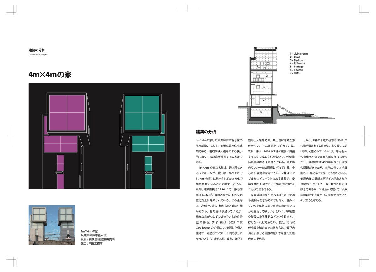 4×4の家　建築の分析