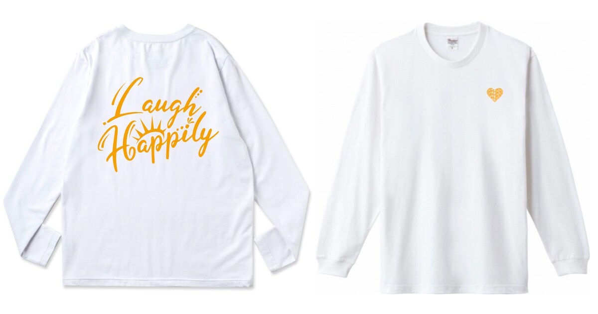 オリジナルTシャツ製作　-Laugh Happily-