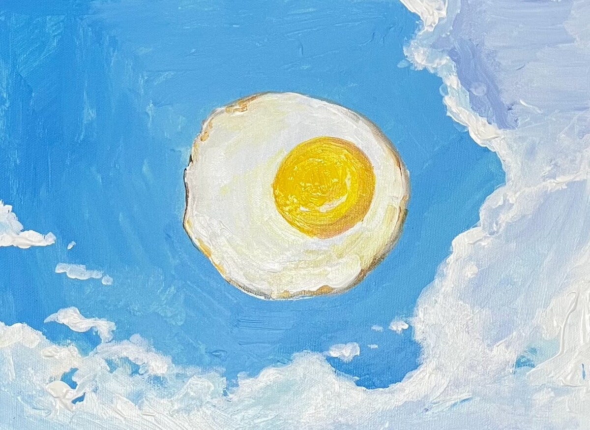 空飛ぶ目玉焼き