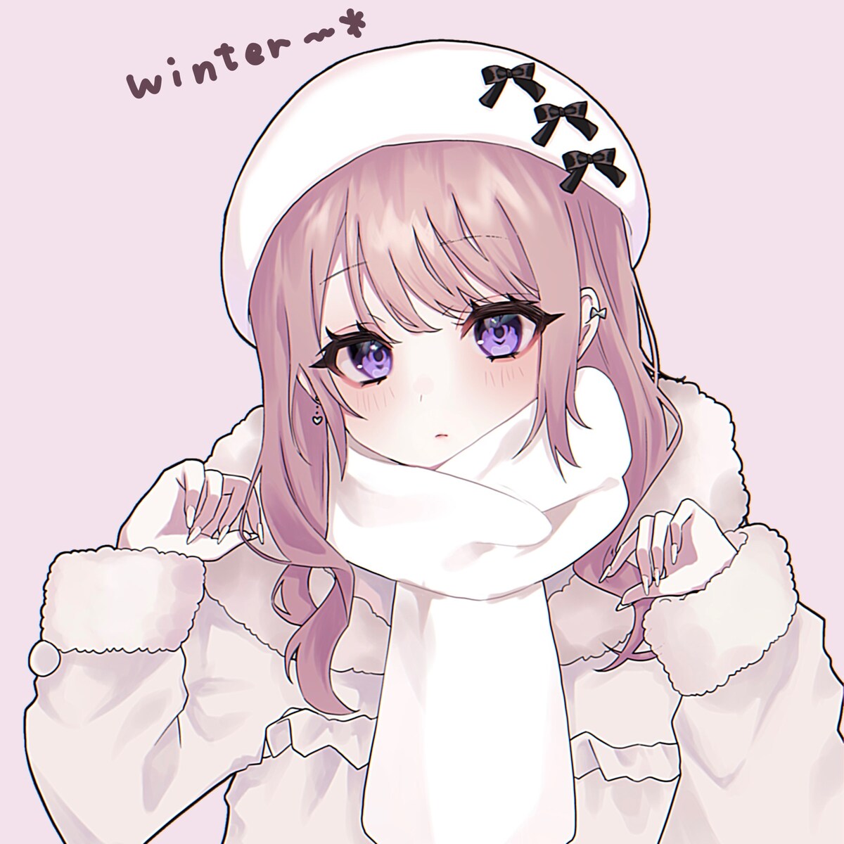 女の子 冬