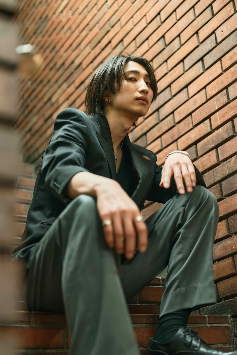 男性モデル撮影