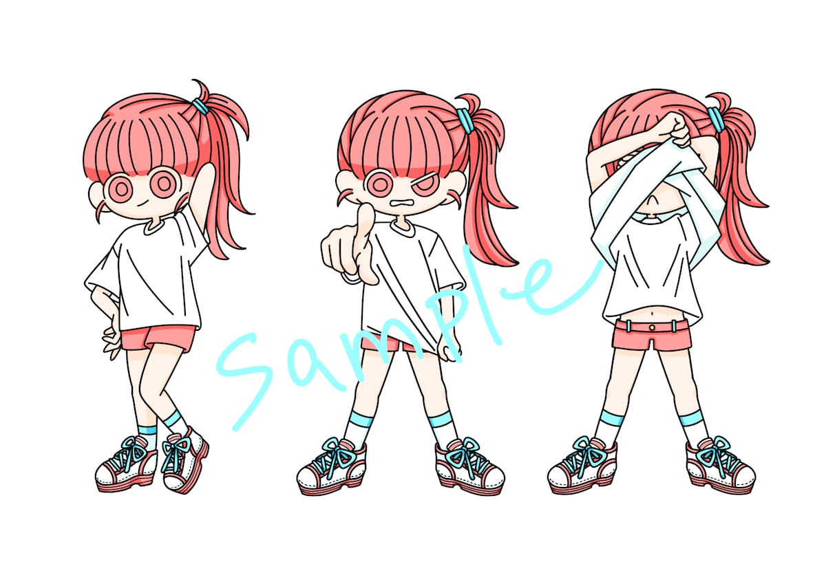 ボーカロイドのMV用イラスト