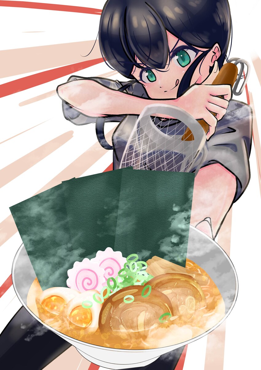 食イラスト　ラーメン