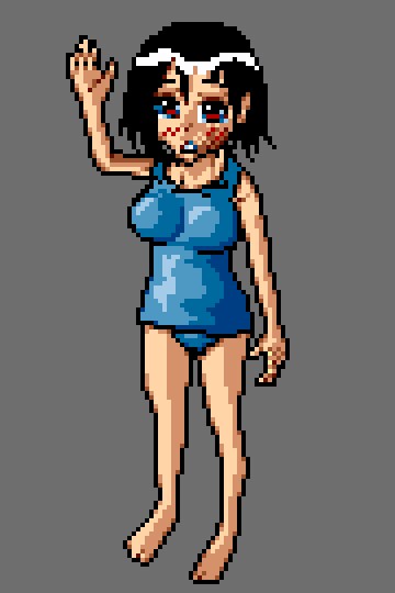 女の子ドット絵