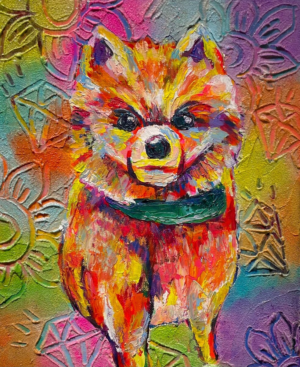 ペットの絵画制作