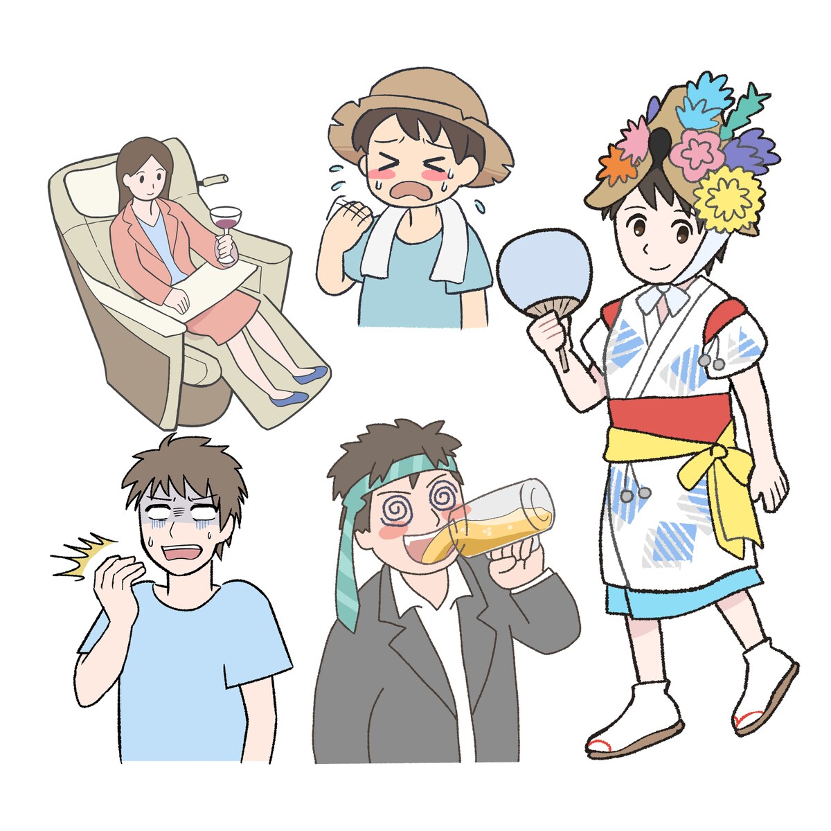 ストックイラストに投稿したものです