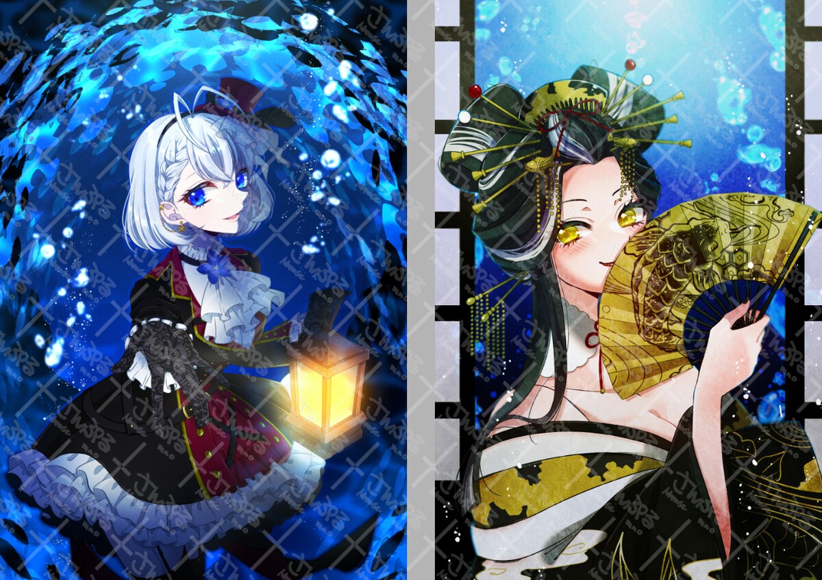 一枚絵作画サンプル