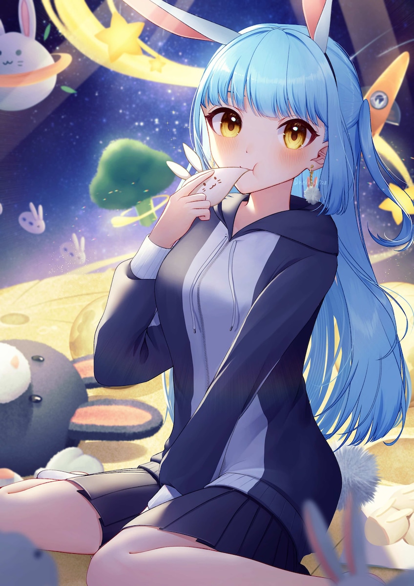 【サンプル】お月見イラスト