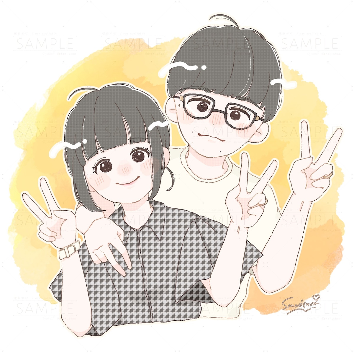 ご依頼⌇カップルイラスト
