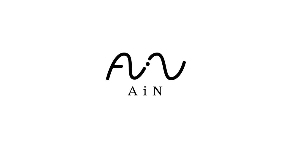 「AiN」ロゴデザイン