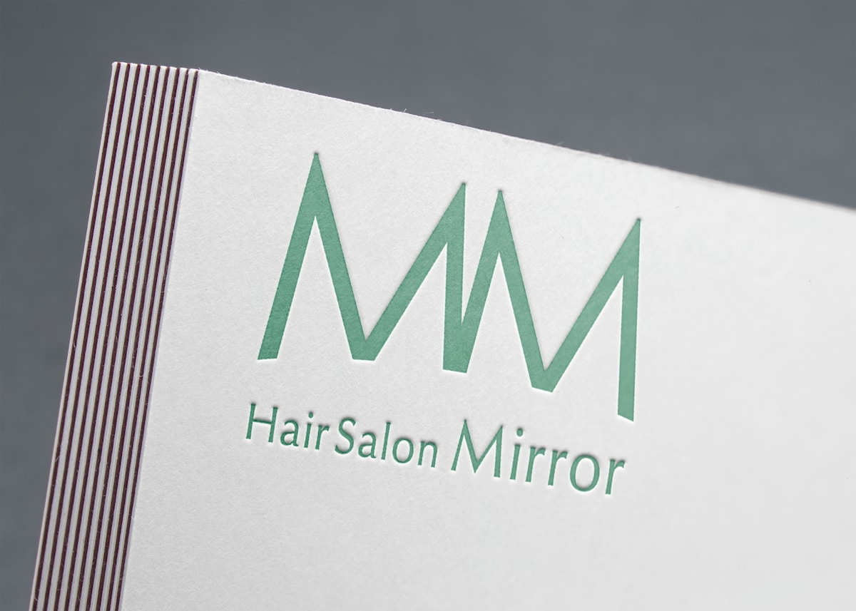 Hair Salon Mirror ショップカード