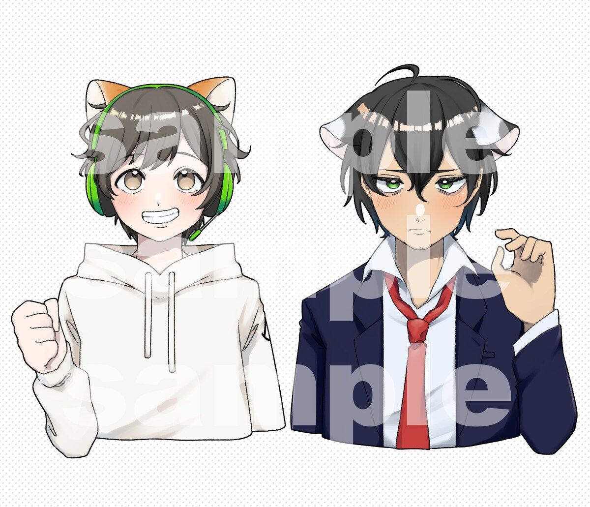 歌ってみた用立ち絵