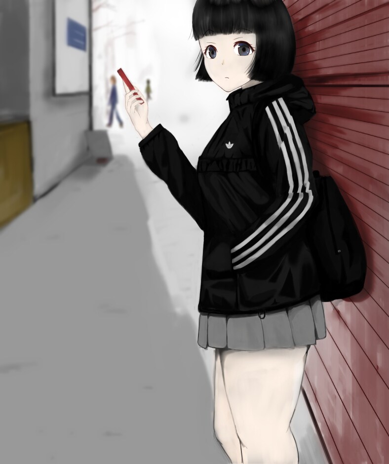 adidasの女の子