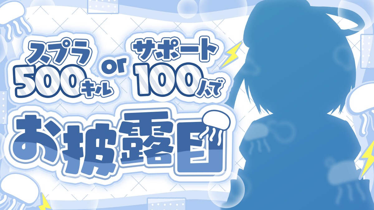 お披露目配信サムネイル