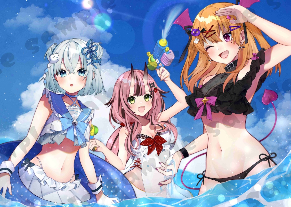 ぴありあ　ウェブポンアクリルパネルイラスト
