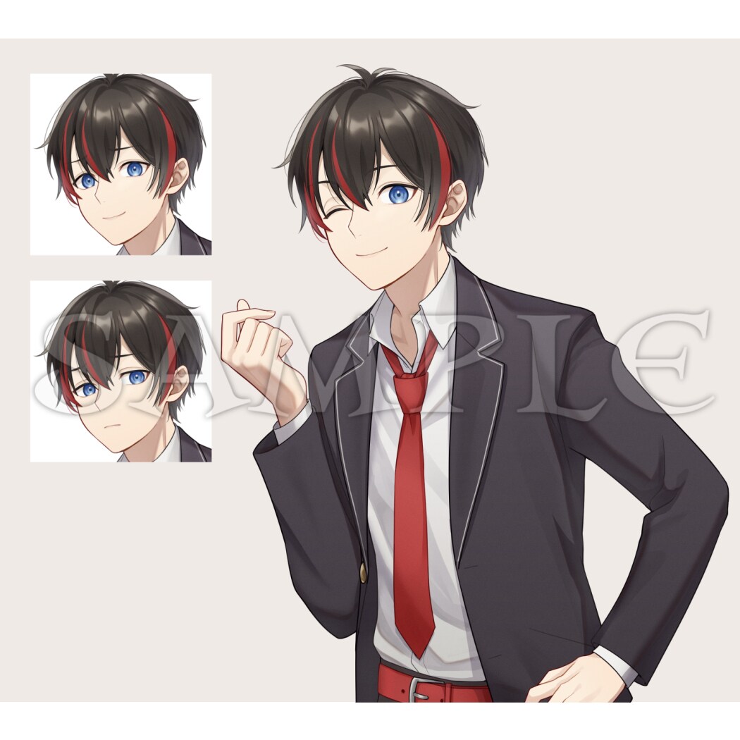 【ご依頼品】人物表情差分②