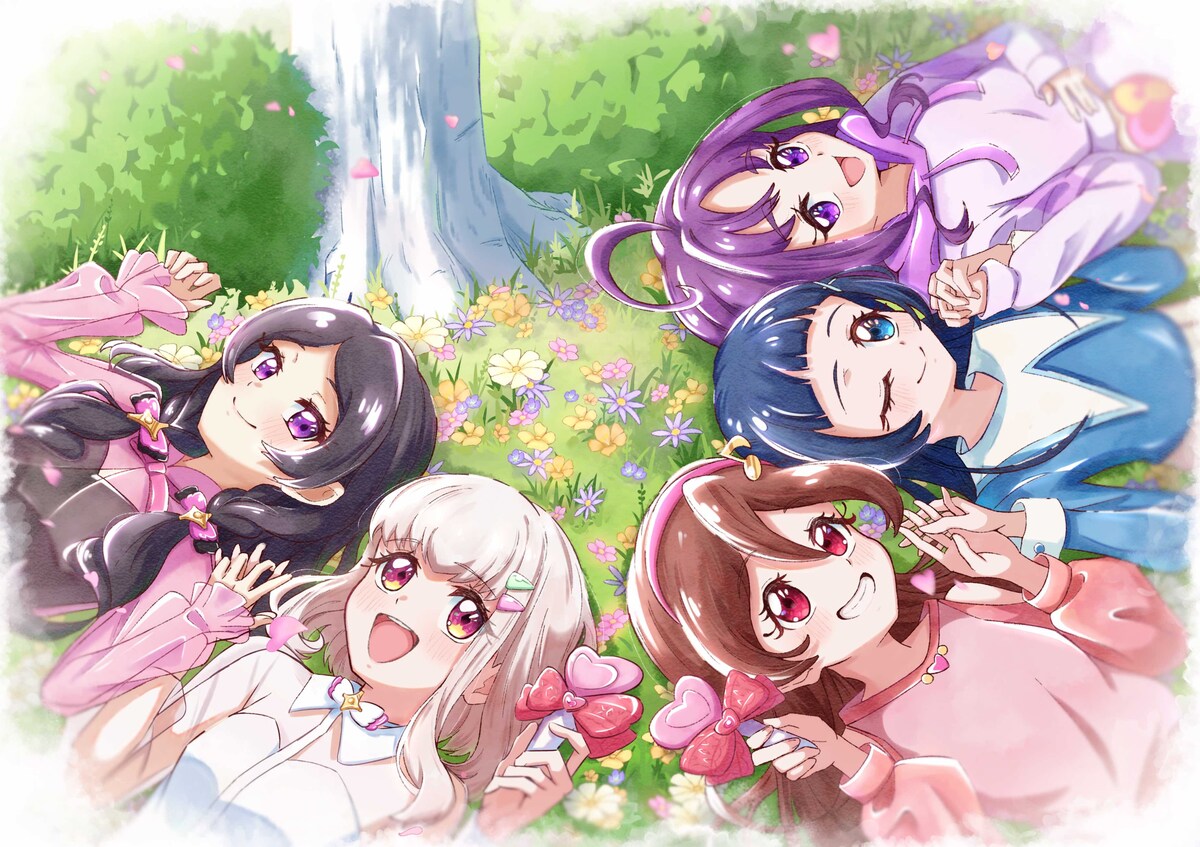 5人集合イラスト