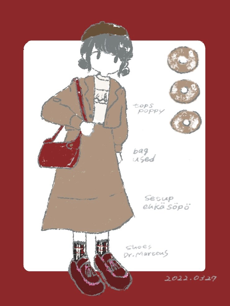 コーディネートイラスト③