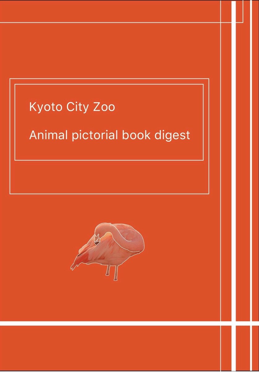 課題の動物園冊子デザイン