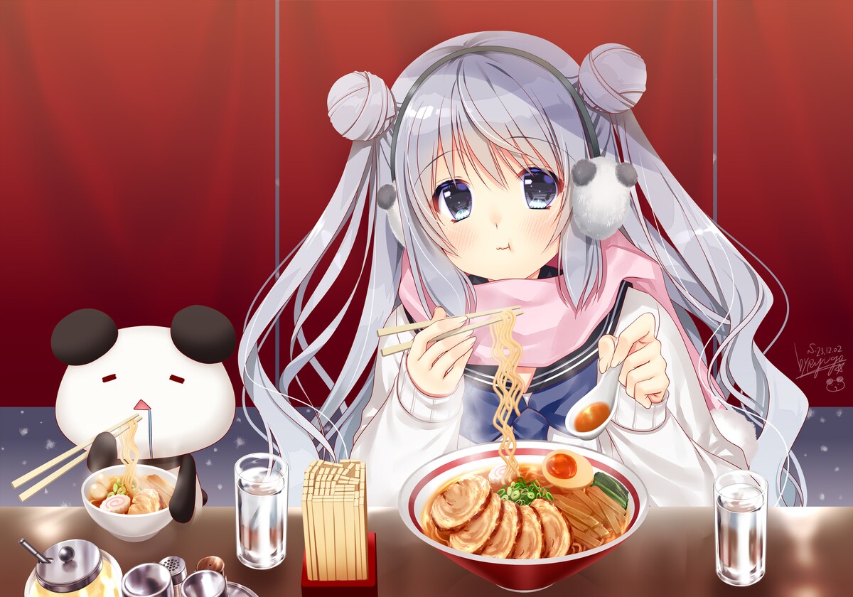 背景有り横長イラスト