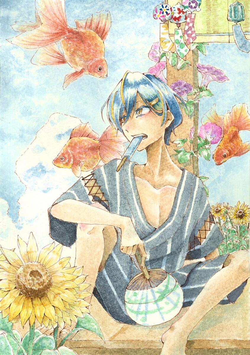 夏と金魚