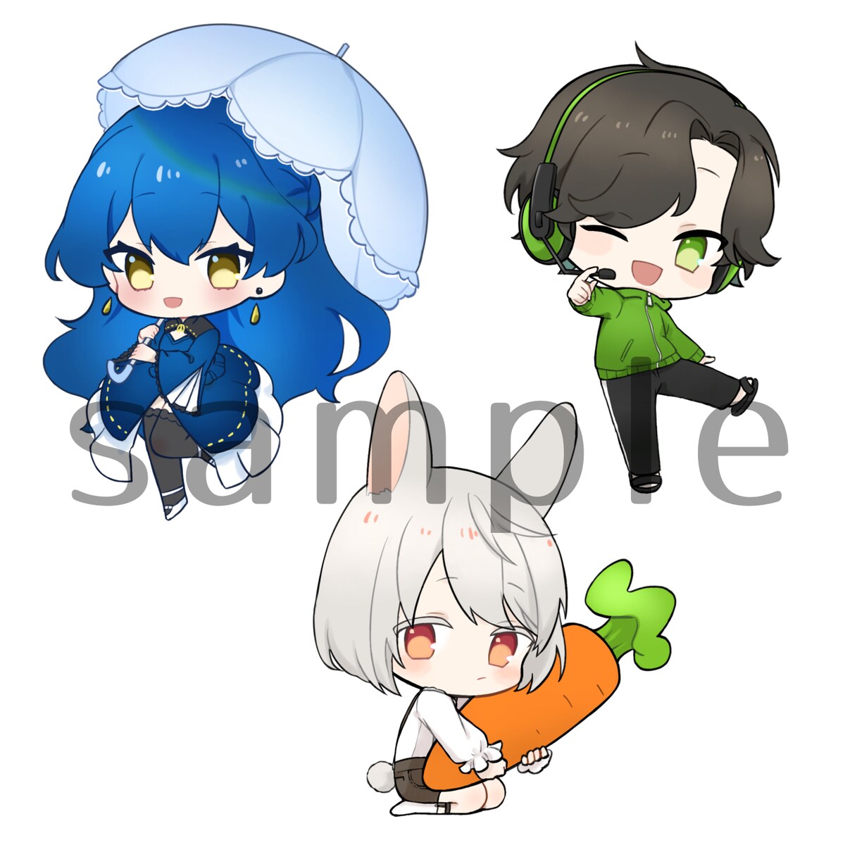 2頭身イラスト
