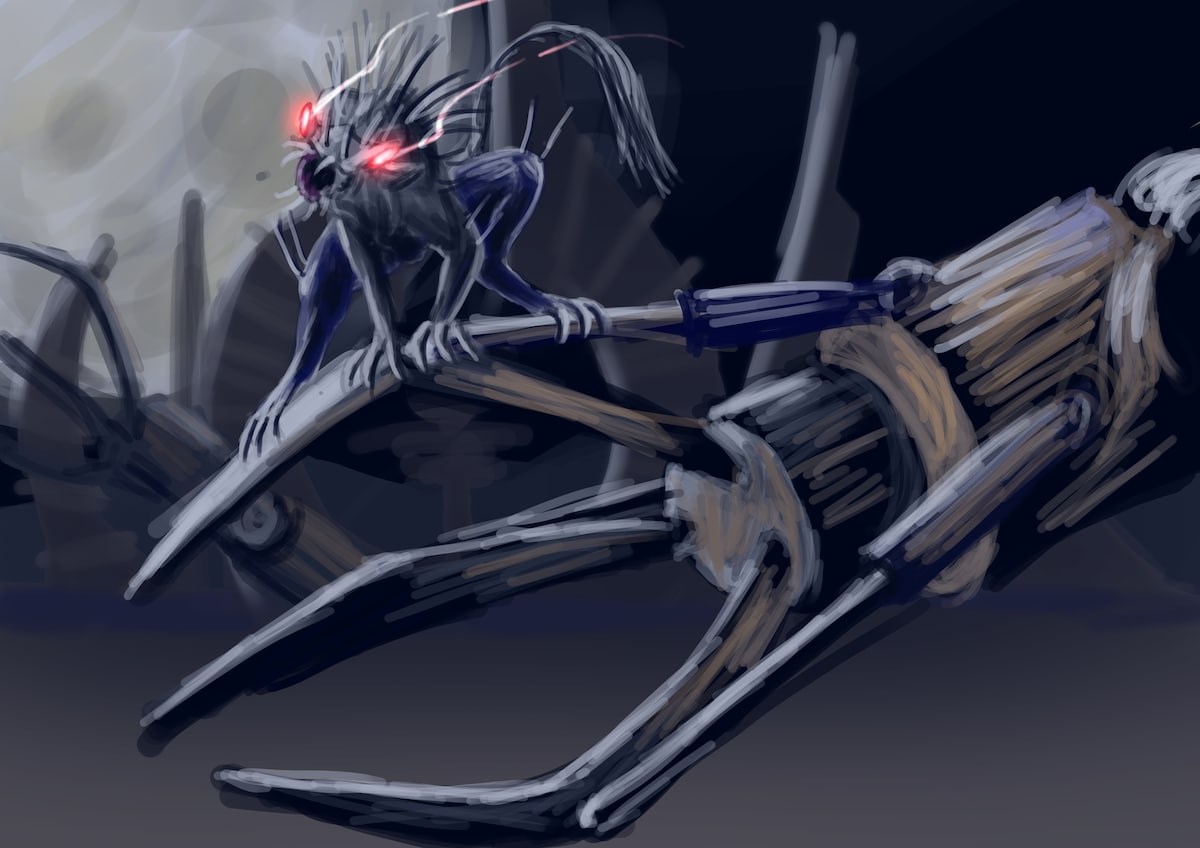 遺跡のチュパカブラ