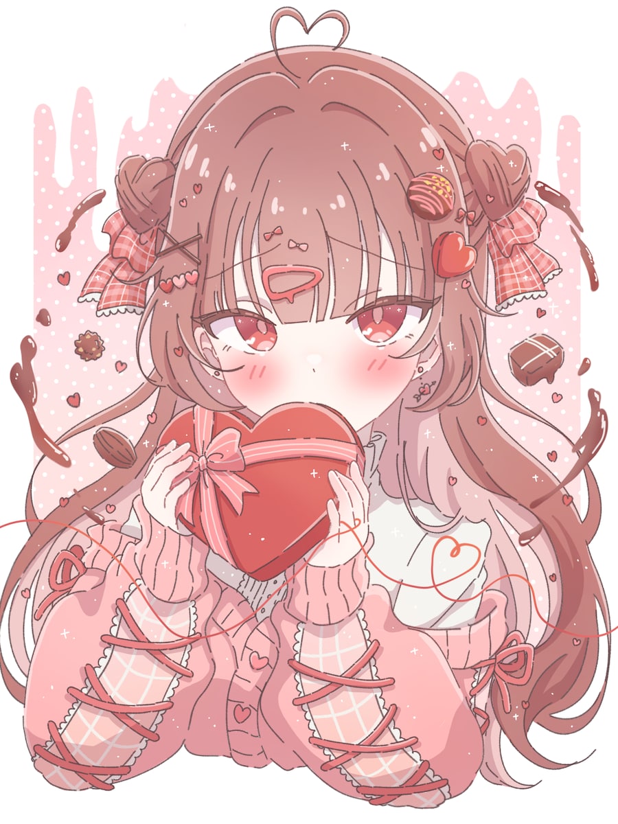 1枚絵  胸まで＋おまかせ背景＋キャラクターデザイン