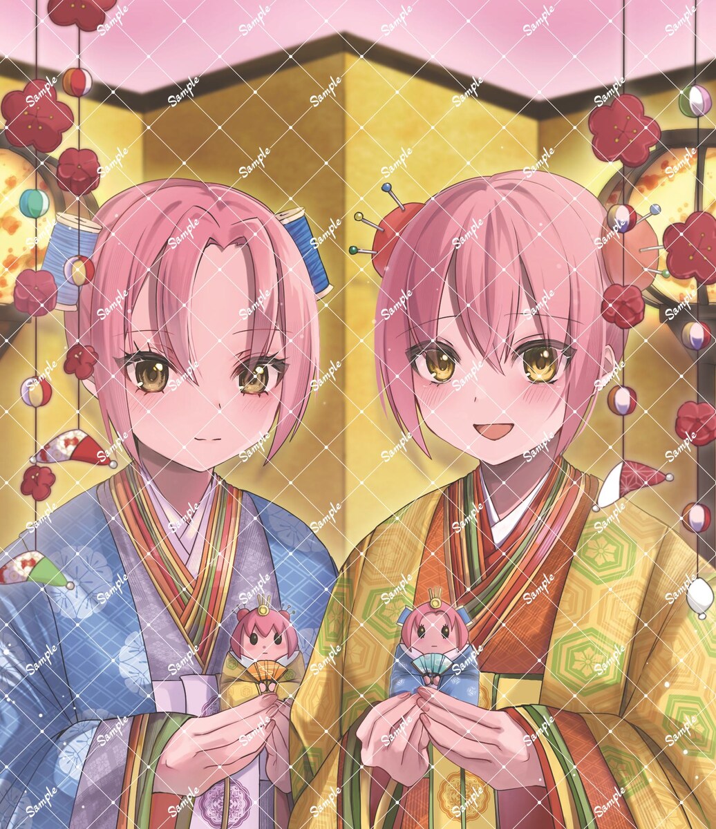 キャラヌノ2025年カレンダーイラスト