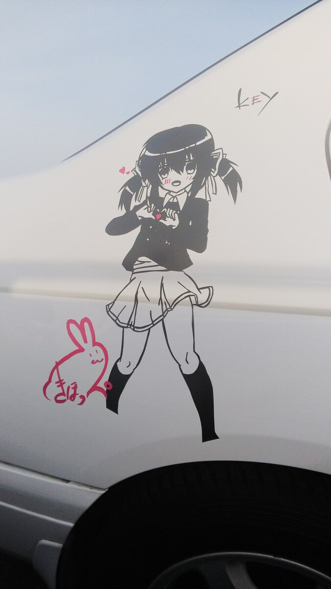  痛車用キャラデザ